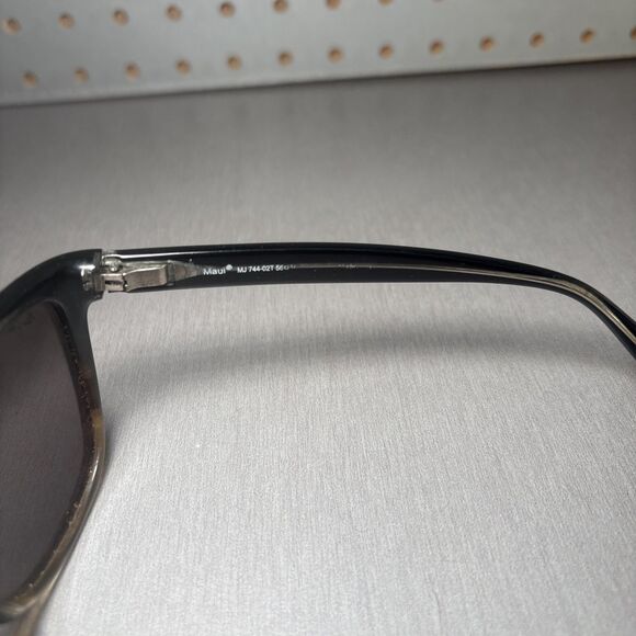 Maui Jim Starfish Sunglasses MJ 744-02T Cat Eye Black Brown FRAMES ONLY main image 6